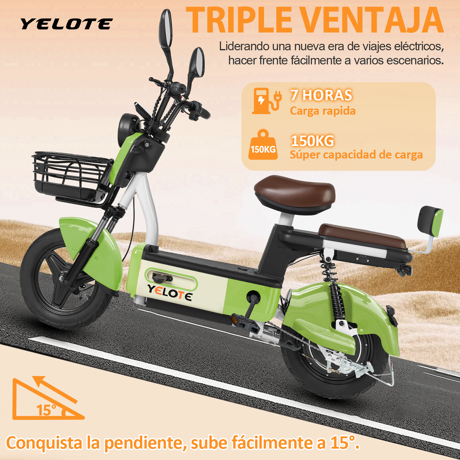 DBT-2 Bicicleta eléctrica con estilo de moda 50KM de largo alcance