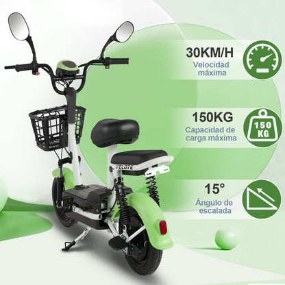 Bicicleta Eléctrica Little Mirage Modelo Ligero Motor 500W Largo Alcance