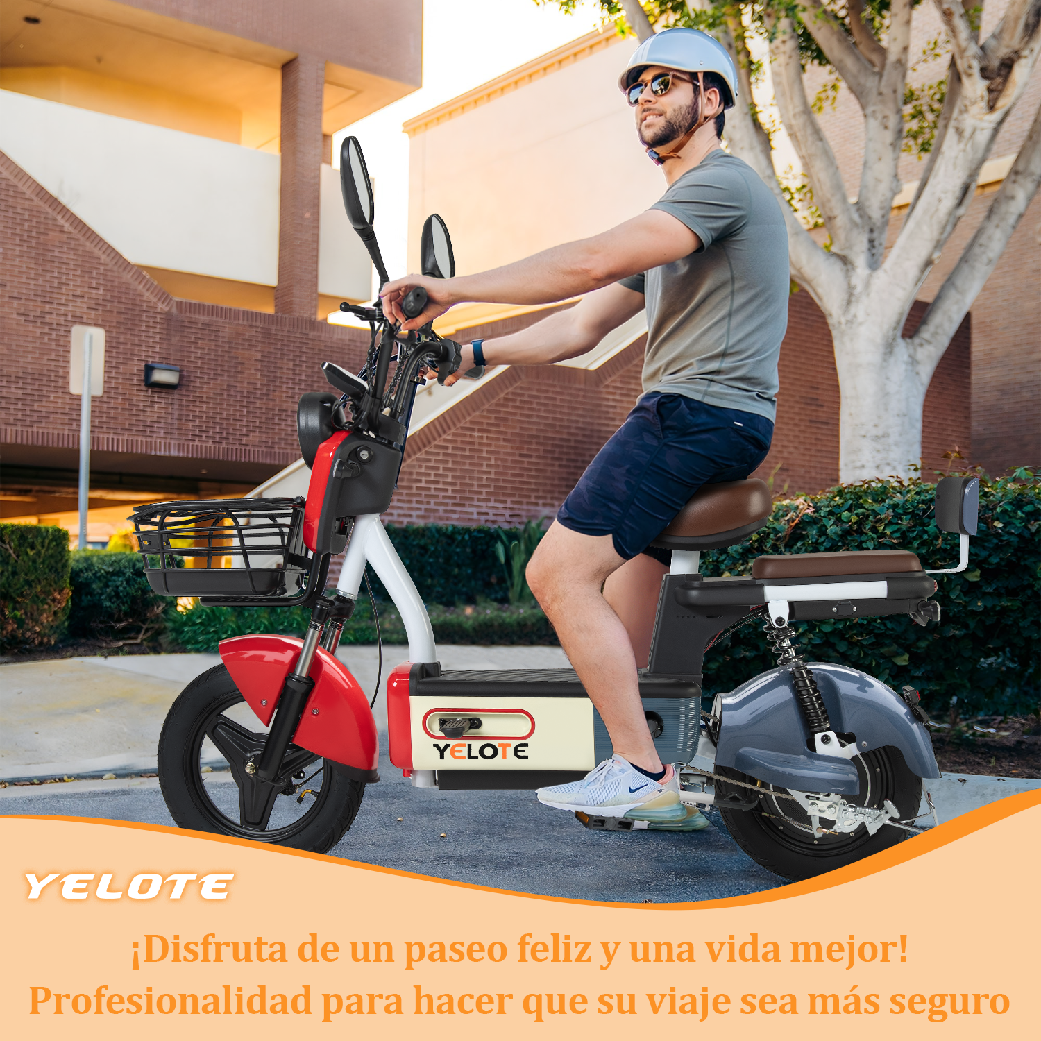 DBT-3 Bicicleta eléctrica con estilo de moda 50KM de largo alcance