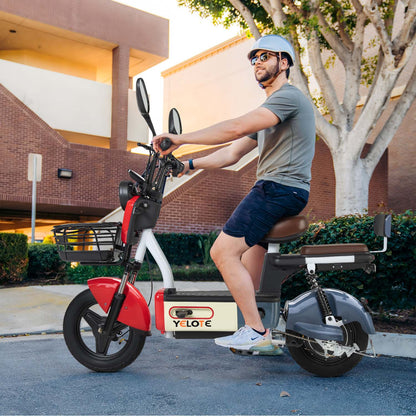 Bicicleta eléctrica con estilo de moda 50KM de largo alcance